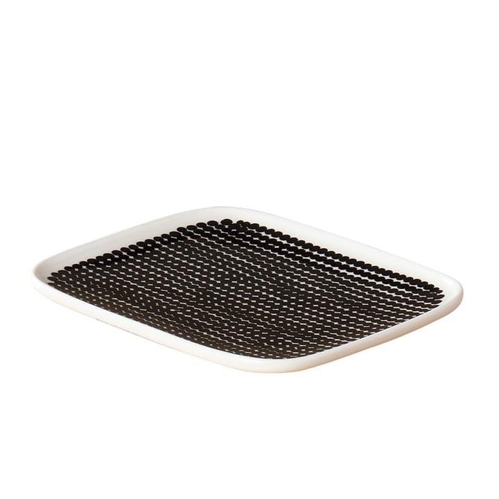 Räsymatto podstawka, czarno-biały Marimekko