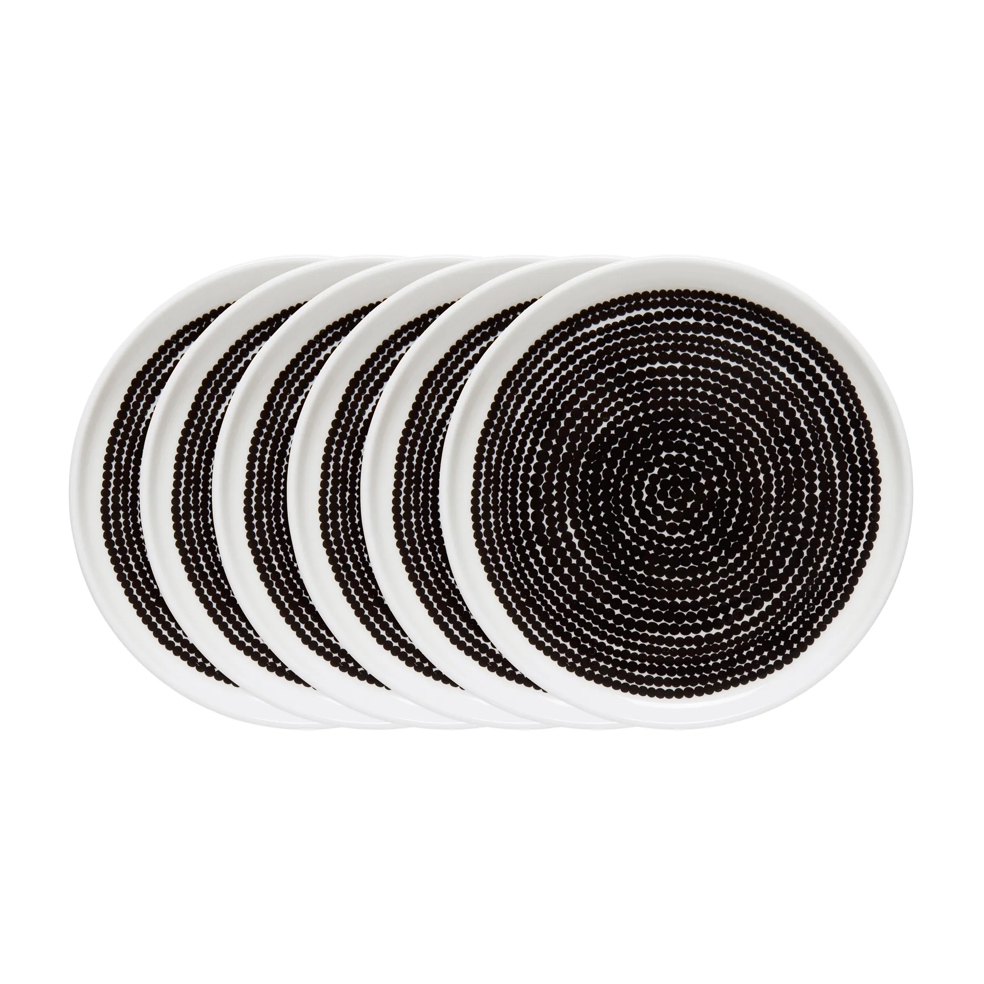 Räsymatto talerz Ø 25 cm - 6 pak małe kropki,  Marimekko