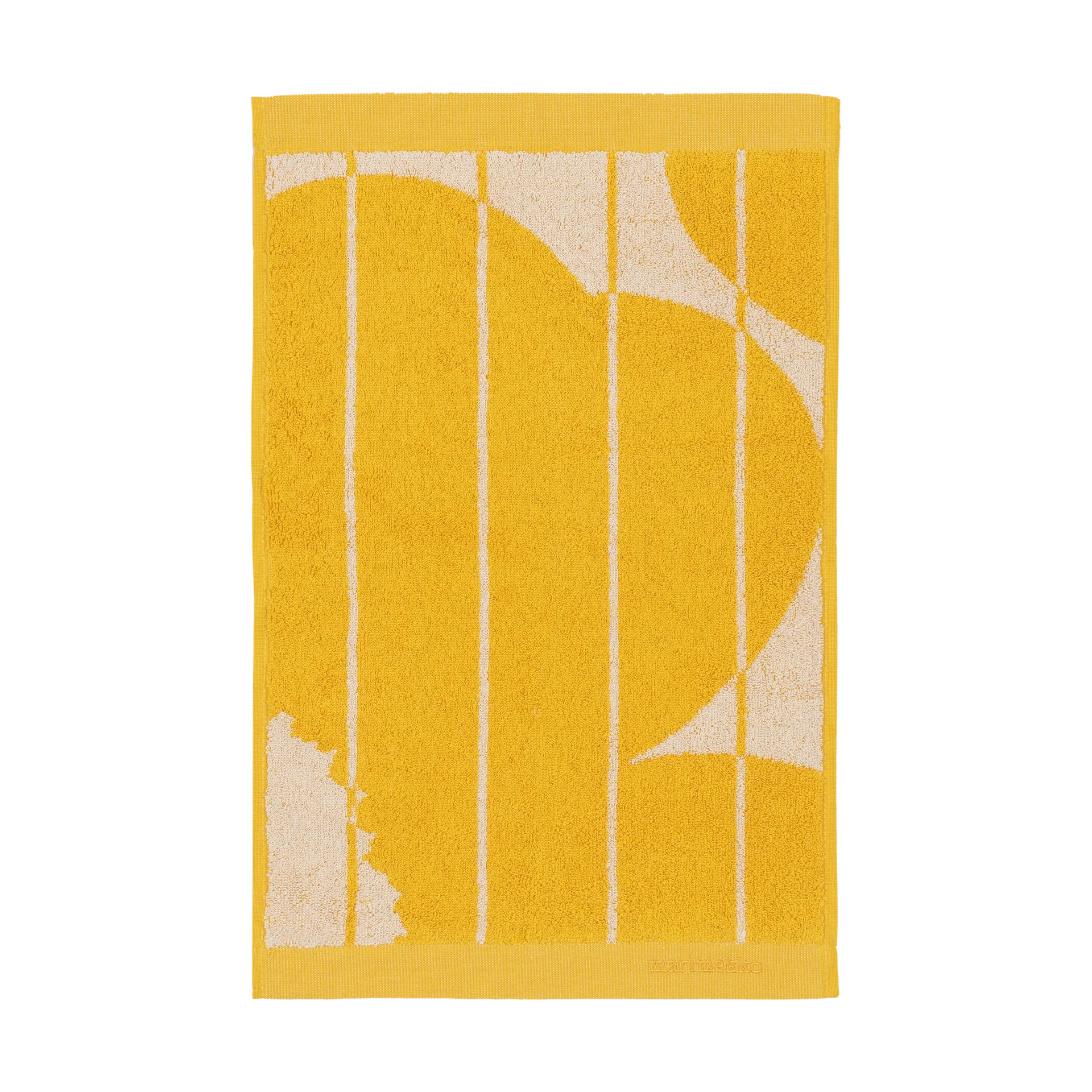 Ręcznik dla gości Vesi Unikko 30x50 cm, Spring yellow-ecru Marimekko