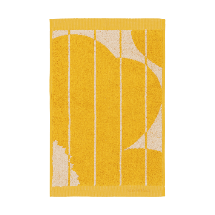 Ręcznik dla gości Vesi Unikko 30x50 cm - Spring yellow-ecru - Marimekko