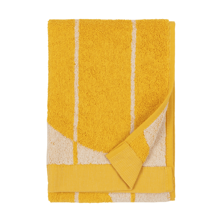 Ręcznik dla gości Vesi Unikko 30x50 cm - Spring yellow-ecru - Marimekko