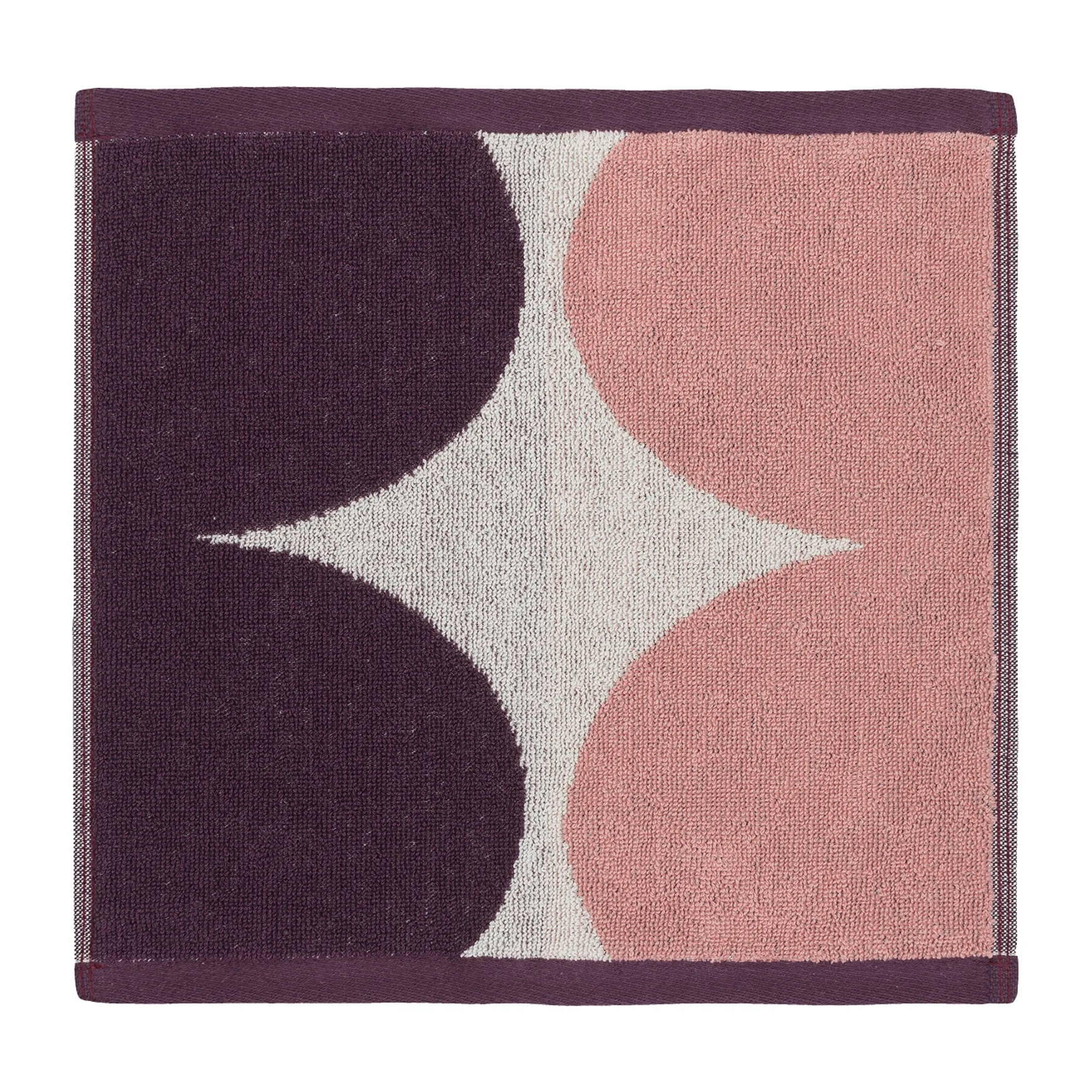 Ręcznik do rąk Härkä mini 30x30 cm, biały-różowy-czerwony Marimekko