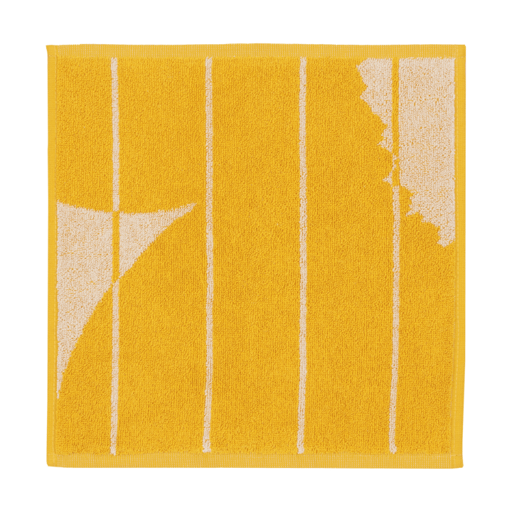 Ręcznik do rąk Vesi Unikko Mini 30x30 cm - Spring yellow-ecru - Marimekko