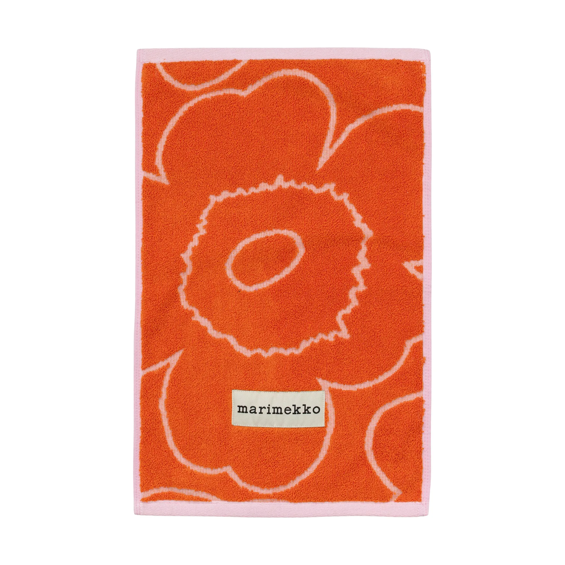 Ręcznik gościnny Piirto Unikko 30x50 cm, Burnt orange-pink Marimekko
