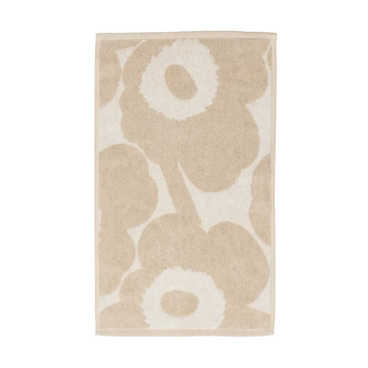 Ręcznik gościnny Unikko 30x50 cm - Off white-len - Marimekko