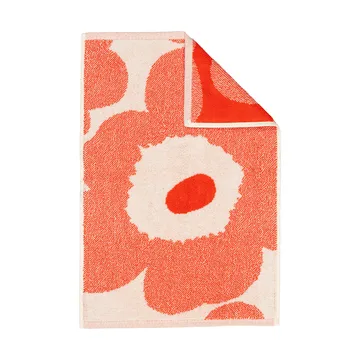 Ręcznik gościnny Unikko 32x50 cm - Off white-orange red - Marimekko