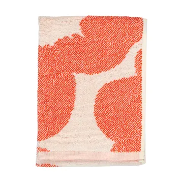 Ręcznik gościnny Unikko 32x50 cm - Off white-orange red - Marimekko