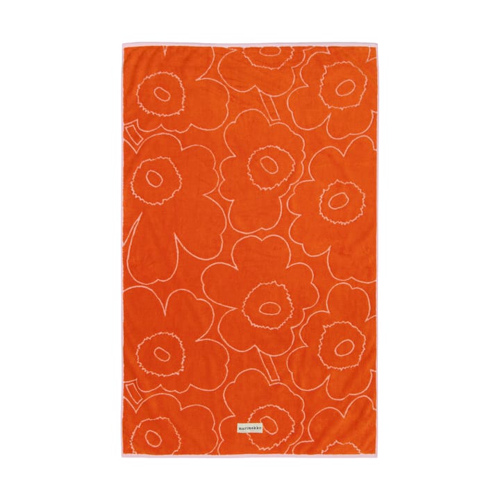 Ręcznik kąpielowy Piirto Unikko 100x160 cm - Burnt orange-pink - Marimekko