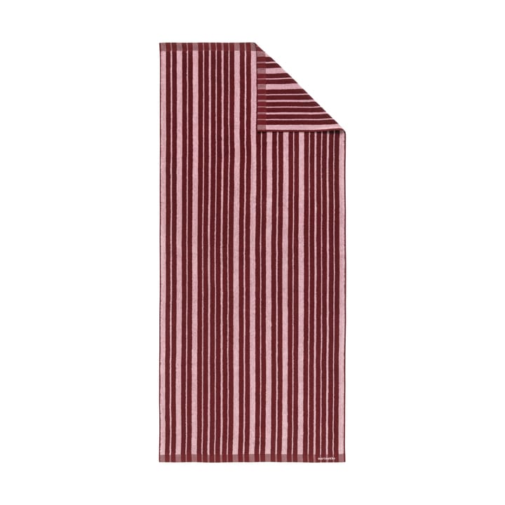 Ręcznik kąpielowy Raide 70x150 cm, Burgundy-pink Marimekko