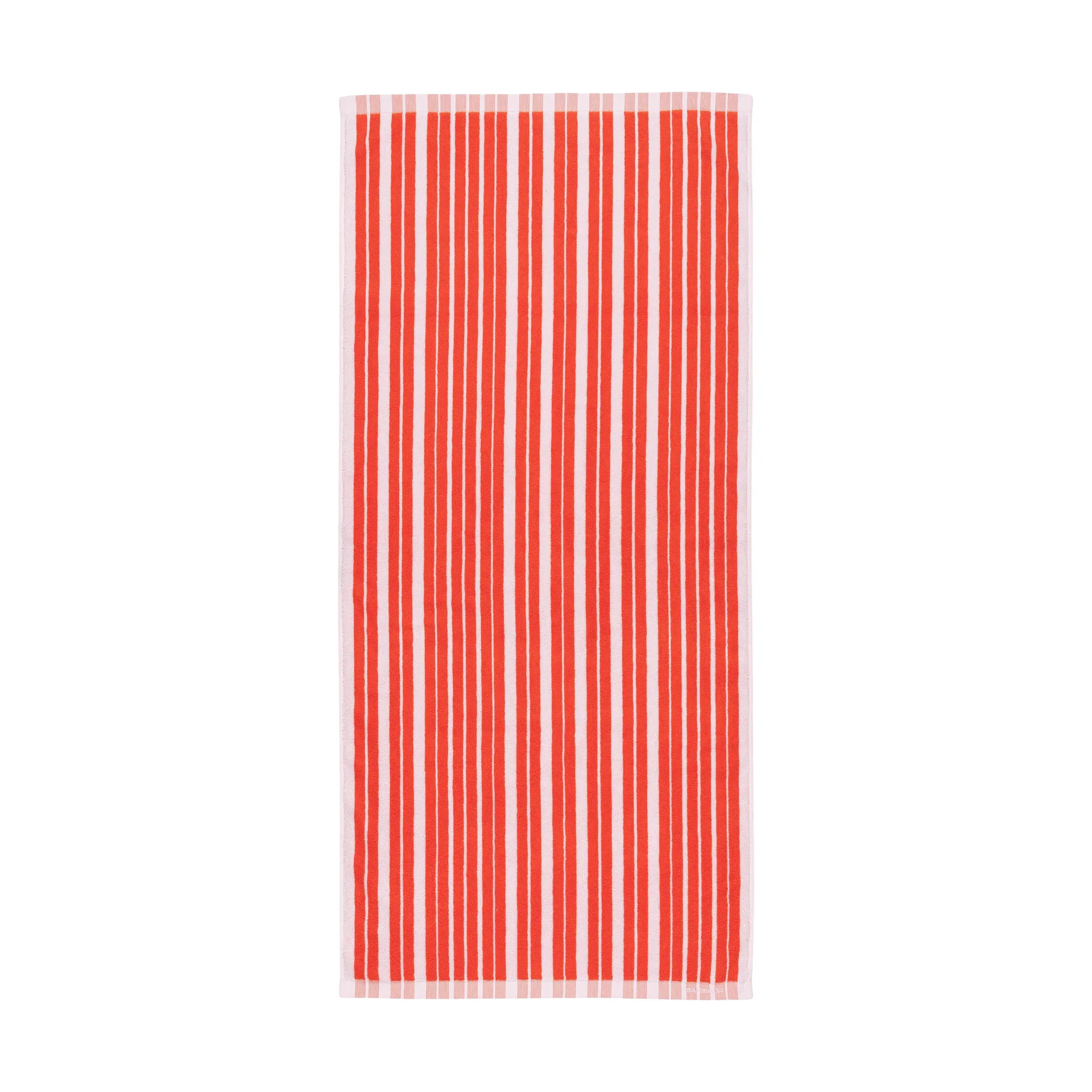 Ręcznik kąpielowy Raide 70x150 cm, Red-light pink Marimekko