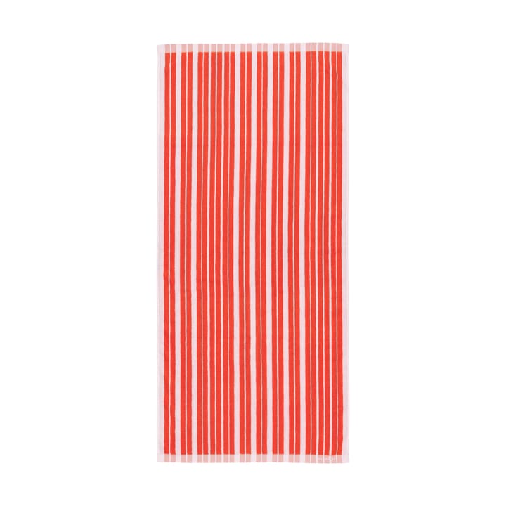 Ręcznik kąpielowy Raide 70x150 cm - Red-light pink - Marimekko
