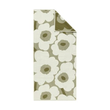 Ręcznik kąpielowy Unikko 70x150 cm - Green umber-cream - Marimekko