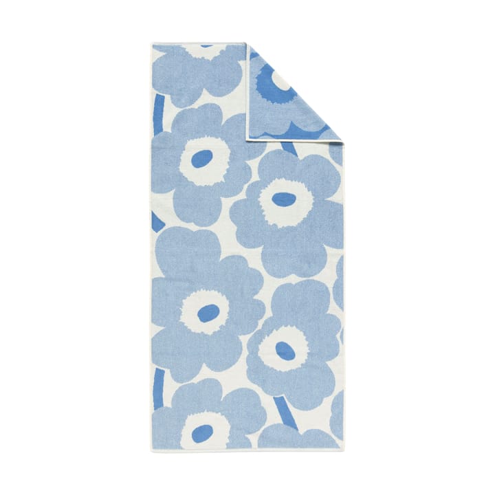 Ręcznik kąpielowy Unikko 70x150 cm - Niebieski - Marimekko