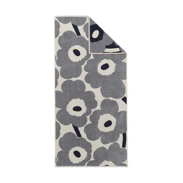 Ręcznik kąpielowy Unikko 70x150 cm - Off white-blueberry - Marimekko