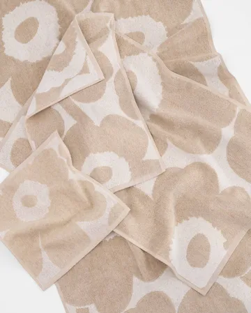 Ręcznik kąpielowy Unikko 70x150 cm - Off white-len - Marimekko