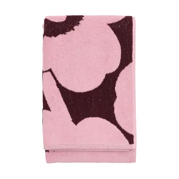 Ręcznik kąpielowy Unikko 70x150 cm - Śliwkowo-różowy - Marimekko