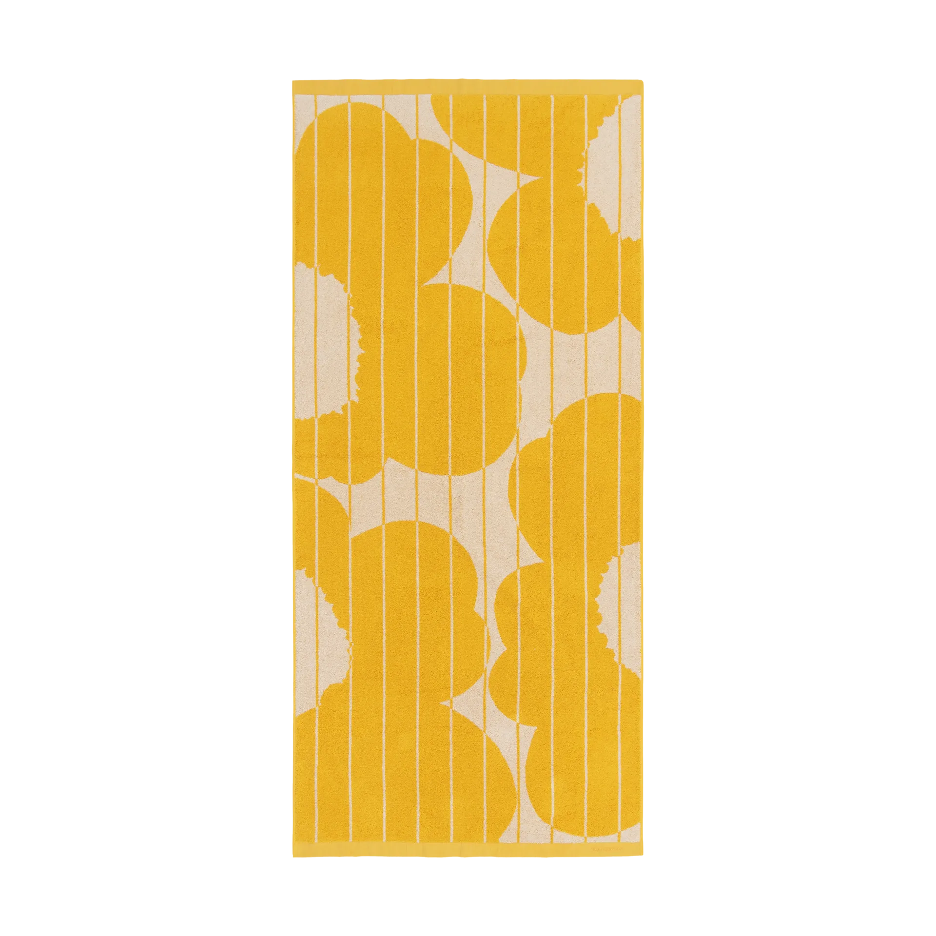 Ręcznik kąpielowy Vesi Unikko 70x150 cm, Spring yellow-ecru Marimekko