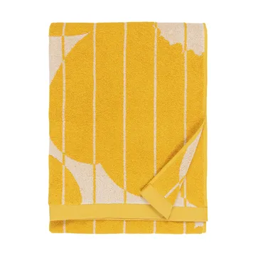 Ręcznik kąpielowy Vesi Unikko 70x150 cm - Spring yellow-ecru - Marimekko