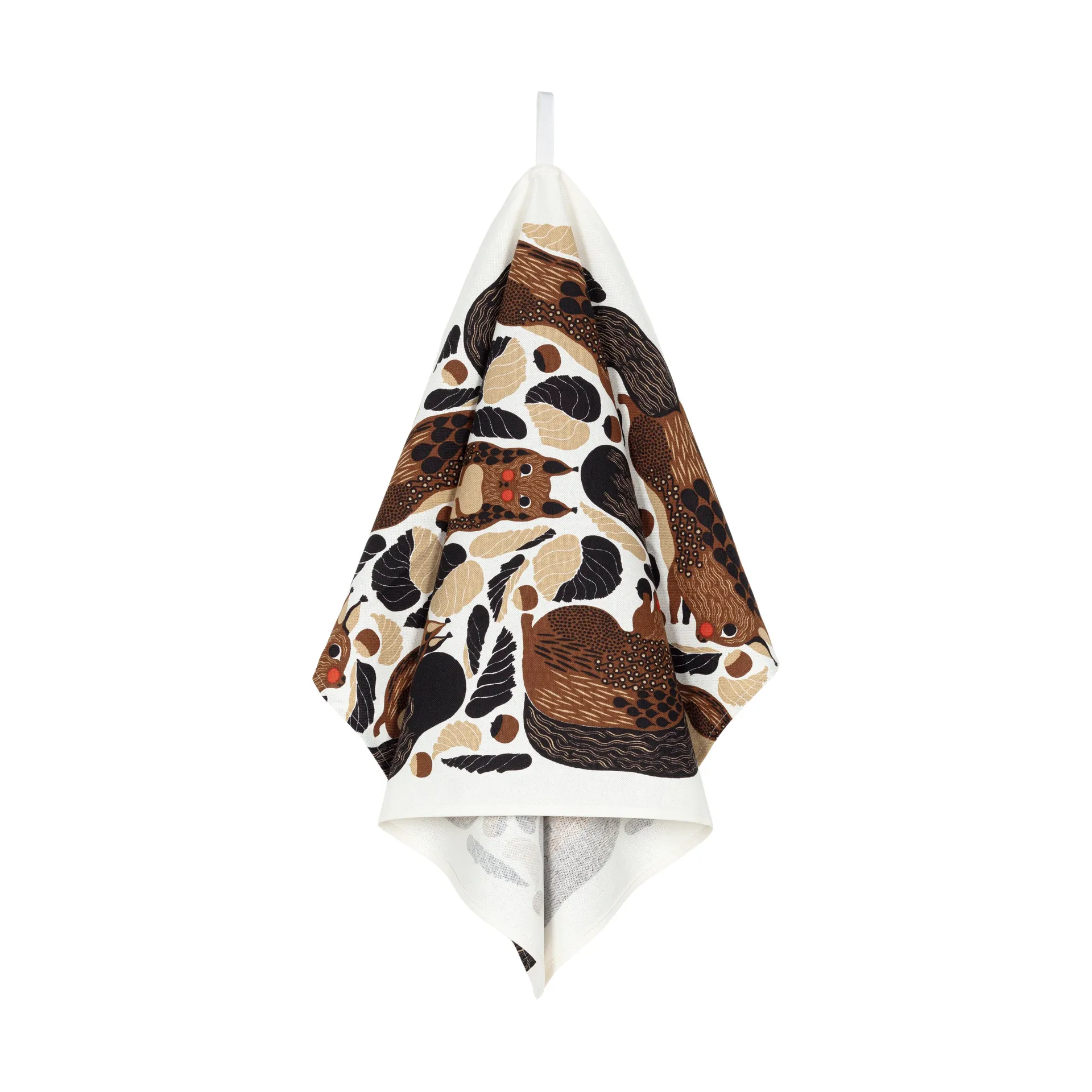 Ręcznik kuchenny Kurre 43x70 cm, White-brown-black-red Marimekko