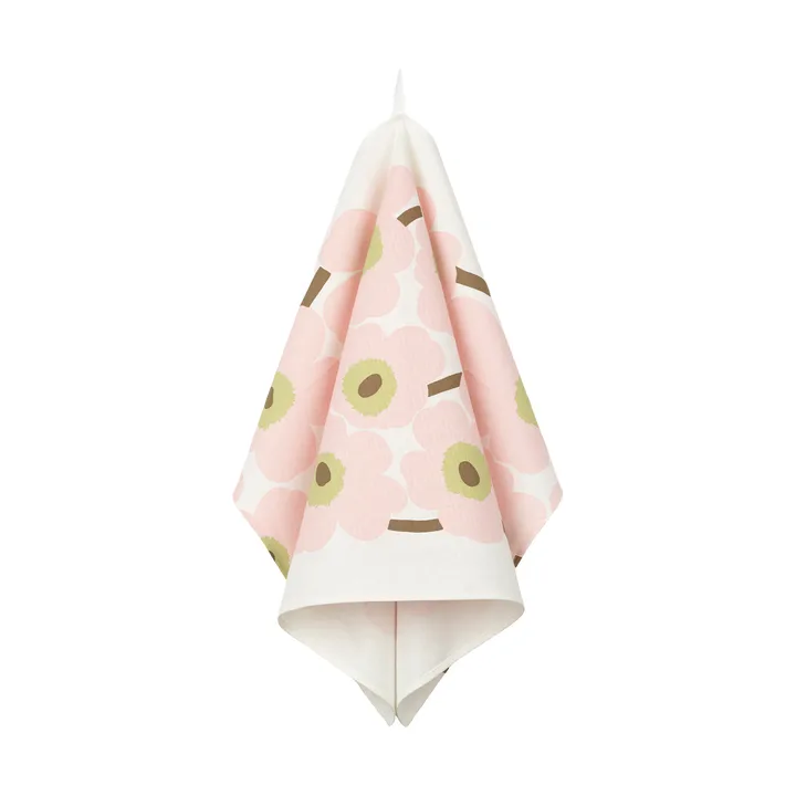 Ręcznik kuchenny Unikko 43x70 cm - Off white-pink-pear-sand - Marimekko
