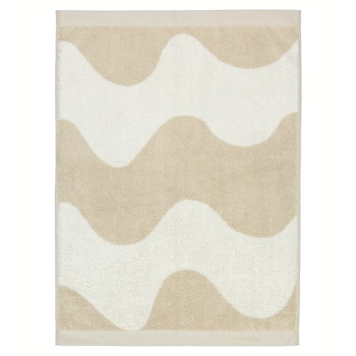 Ręcznik Lokki, beżowo-biały - 50x70 cm - Marimekko