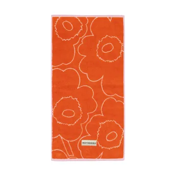 Ręcznik Piirto Unikko 50x100 cm - Burnt orange-pink - Marimekko