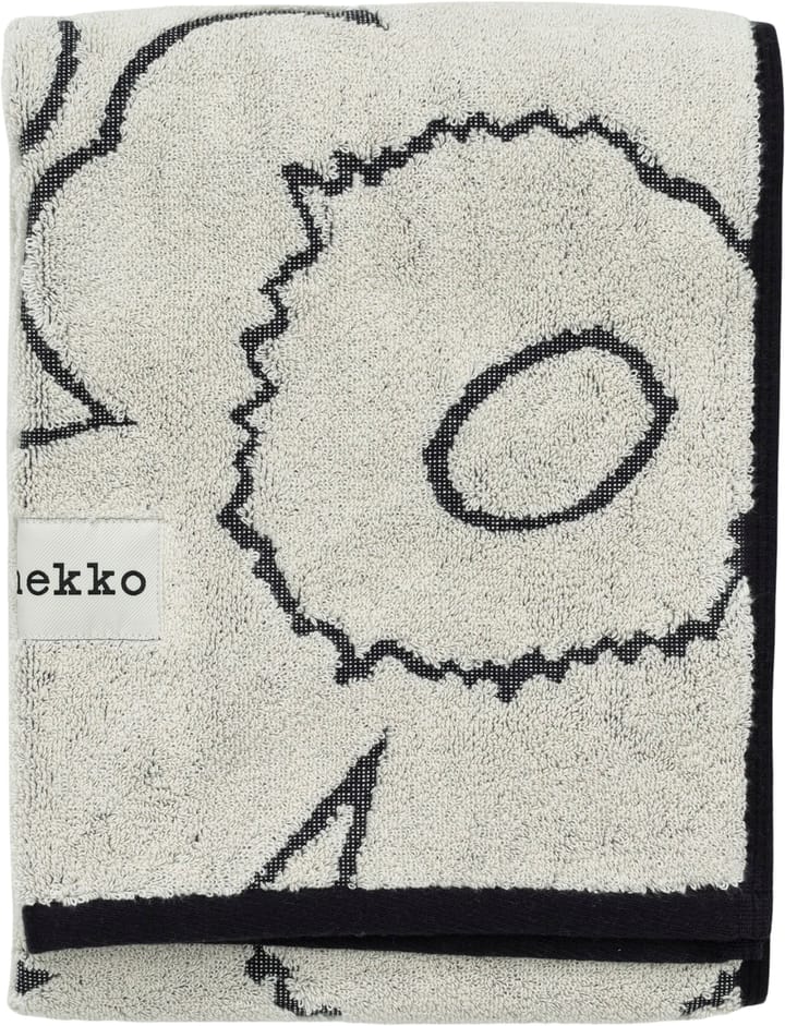 Ręcznik Piirto Unikko 50x100 cm, Ivory-black Marimekko