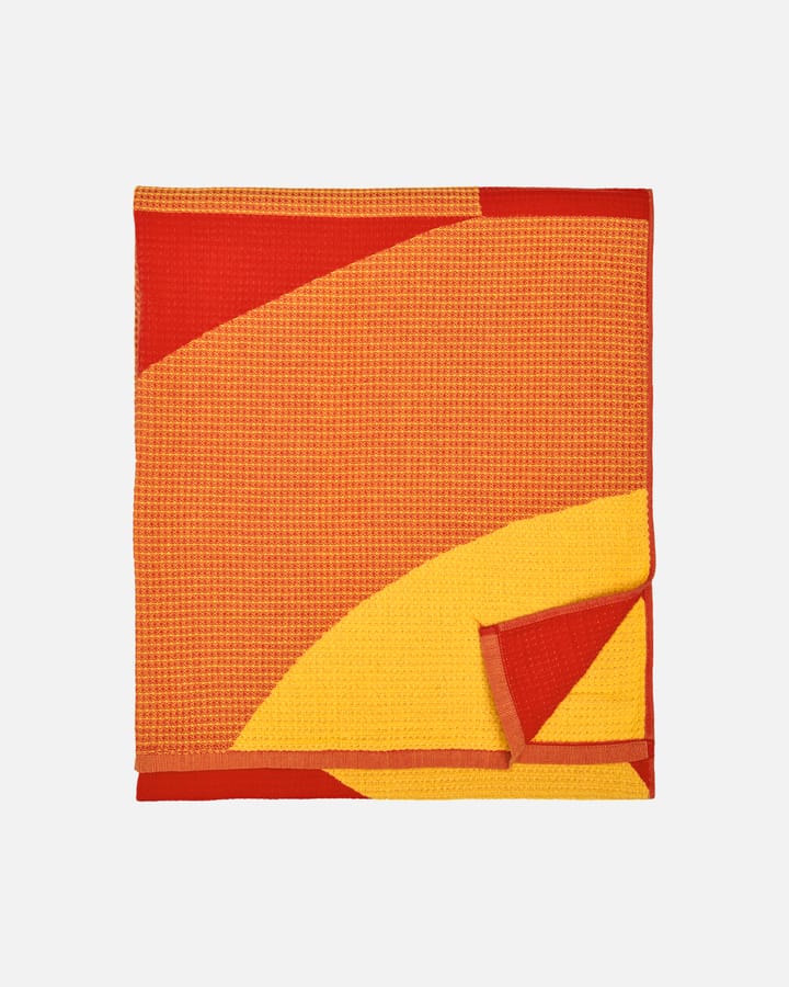Ręcznik plażowy Savanni 100x180 cm - Czerwony-żółty - Marimekko