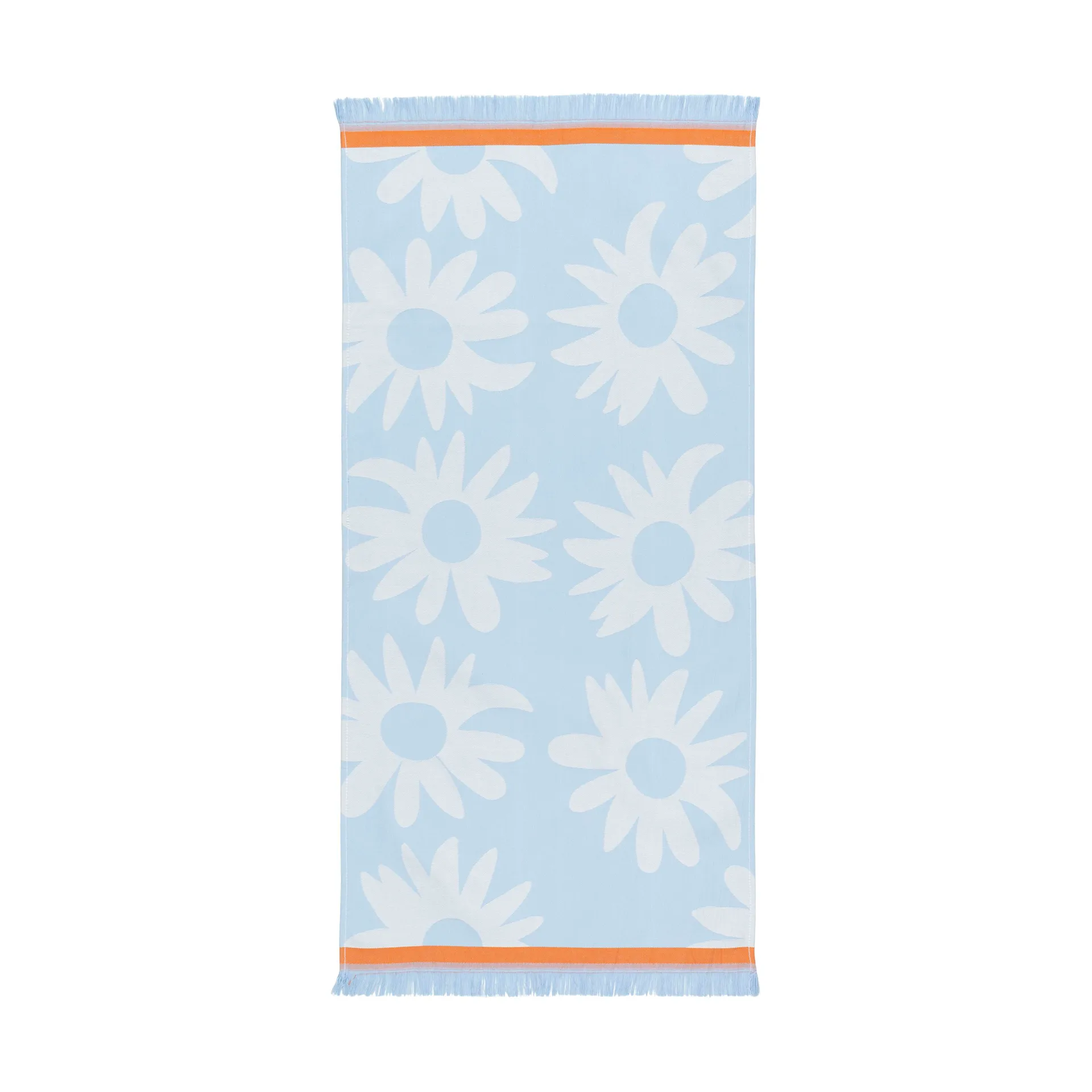 Ręcznik Rakastaa ei rakasta hamam 45x92 cm, Orange-Off-white-light blue Marimekko