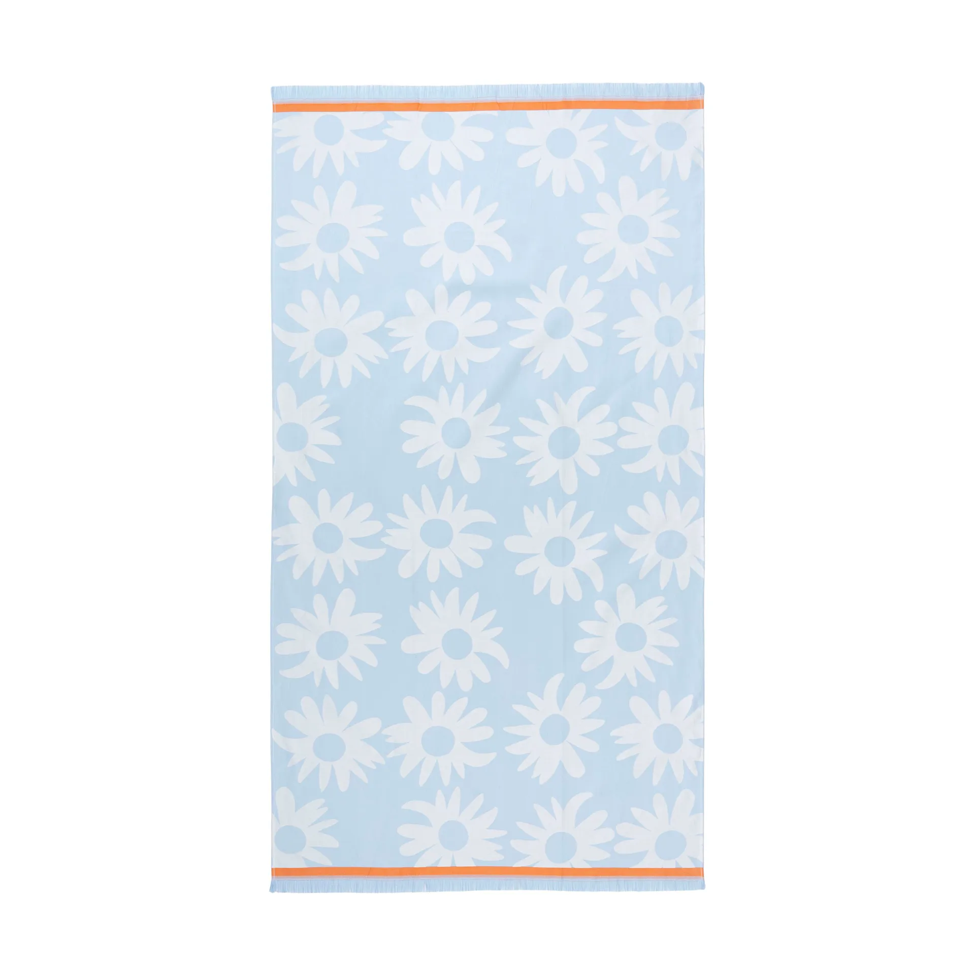 Ręcznik Rakastaa ei rakasta hamam 91x165 cm, Orange-Off-white-light blue Marimekko