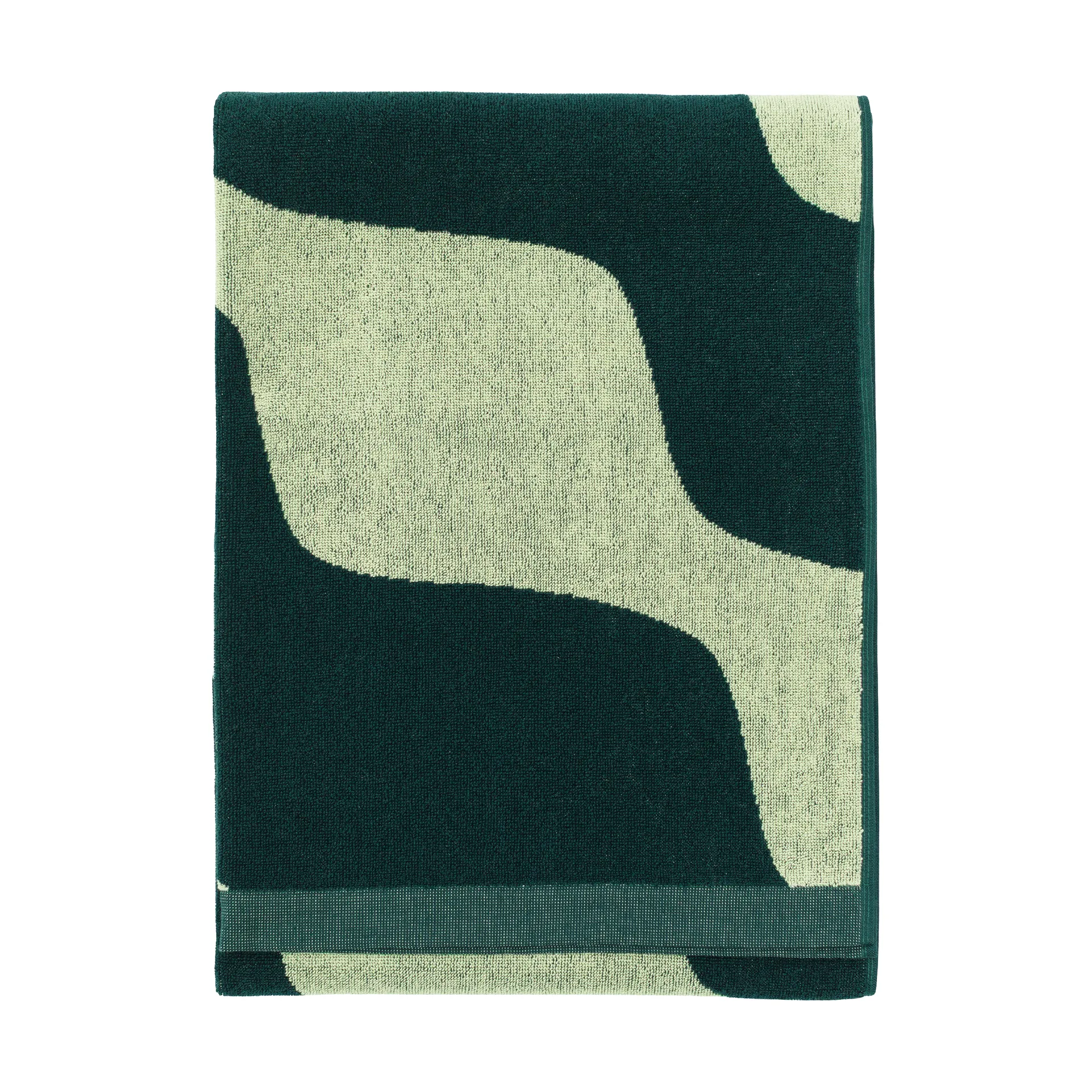 Ręcznik Taifuuni 70×150 cm, Pear-dark green Marimekko