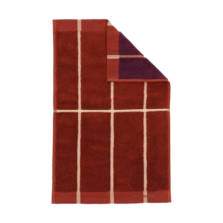 Ręcznik Tiiliskivi 30x50 cm - Brick-plum-hay - Marimekko