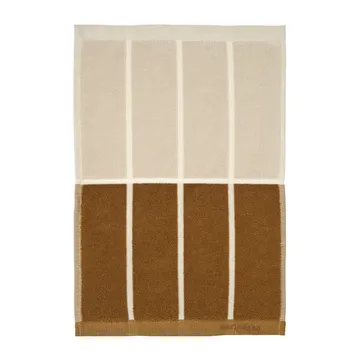 Ręcznik Tiiliskivi 30x50 cm - Ciemny szary-brąz-beż - Marimekko