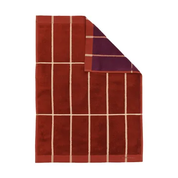 Ręcznik Tiiliskivi 50x70 cm - Brick-plum-hay - Marimekko