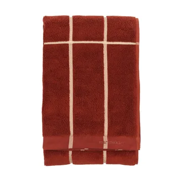 Ręcznik Tiiliskivi 70x150 cm - Brick-plum-hay - Marimekko