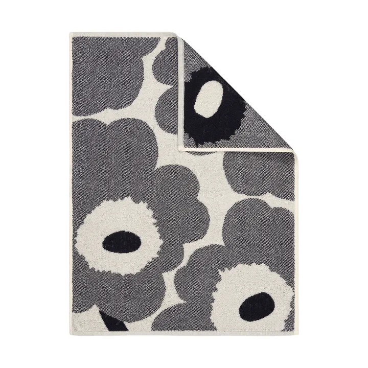 Ręcznik Unikko 50x70 cm - Off white-blueberry - Marimekko