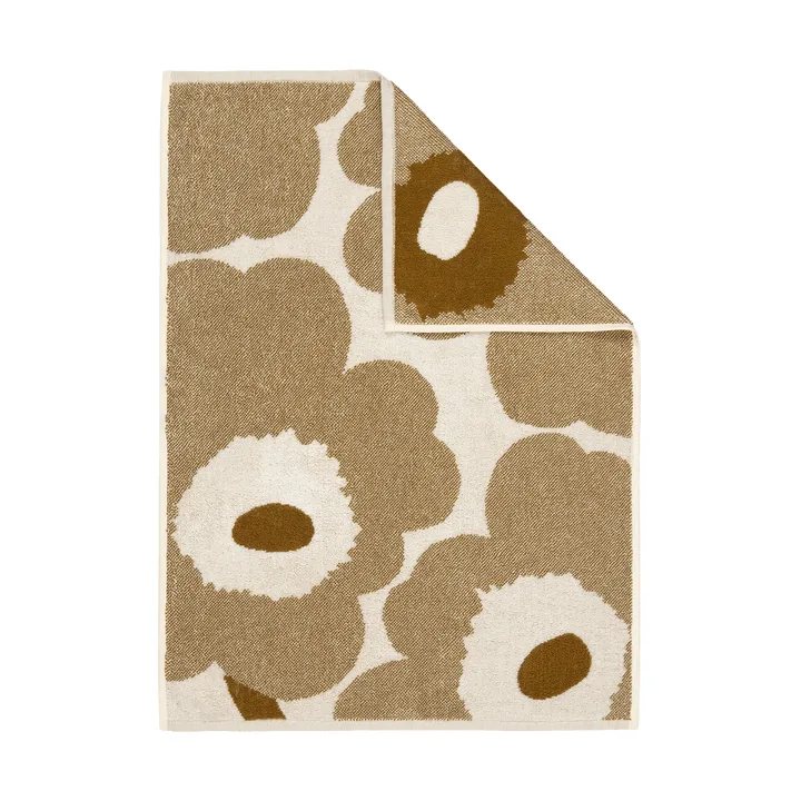 Ręcznik Unikko 50x70 cm - Off white-brązowy - Marimekko