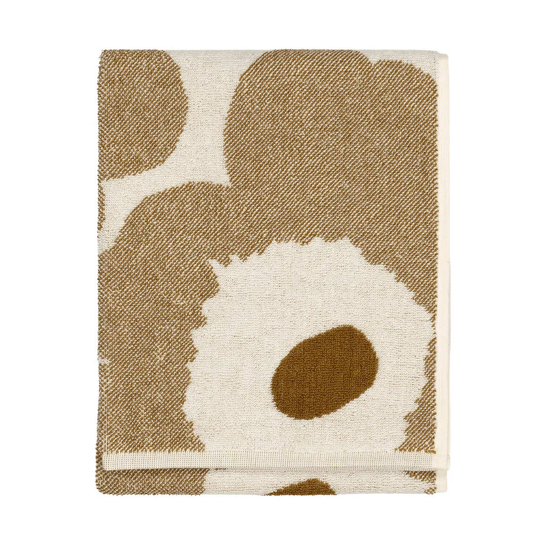 Ręcznik Unikko 50x70 cm, Off white-brązowy Marimekko