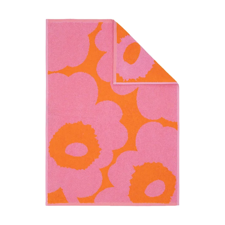 Ręcznik Unikko 50x70 cm - Orange-pink - Marimekko