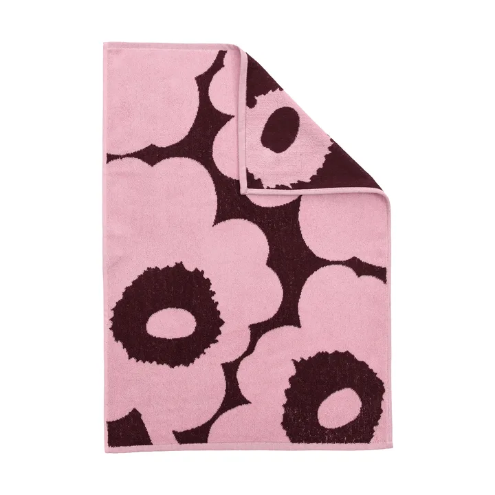 Ręcznik Unikko 50x70 cm - Śliwkowo-różowy - Marimekko
