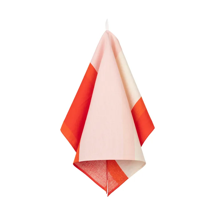 Ścierka kuchenna Unikko 47x70 cm - Off white-pink-orange red - Marimekko