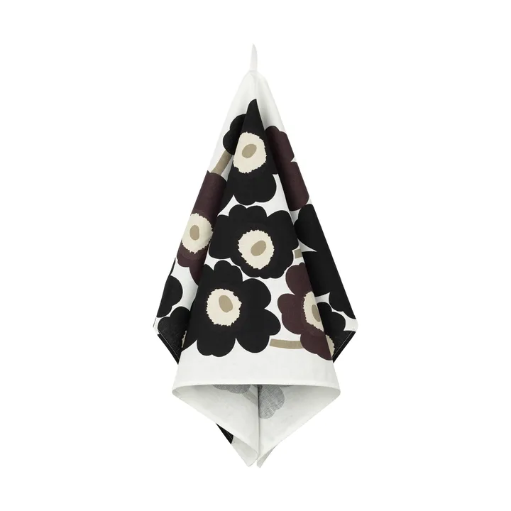 Ścierka kuchenna Unikko 47x70 cm - White-dark grey-beige - Marimekko