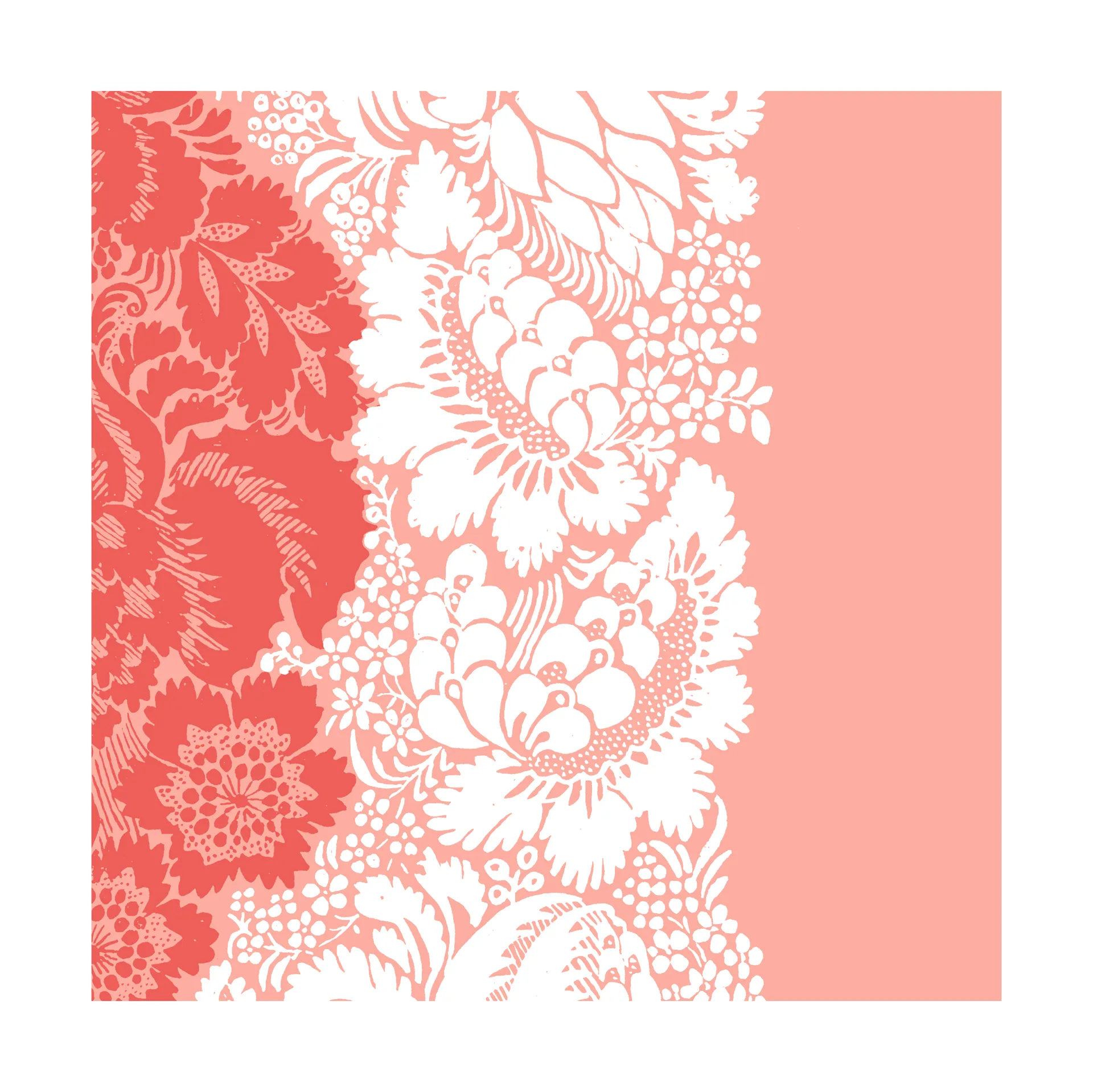 Serwetki Ananas 33x33 cm 20 szt., Raspberry Marimekko