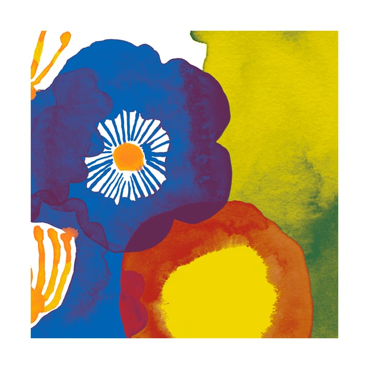Serwetki Juhannustaika 33x33 cm 20 szt. - Blue-yellow-red - Marimekko