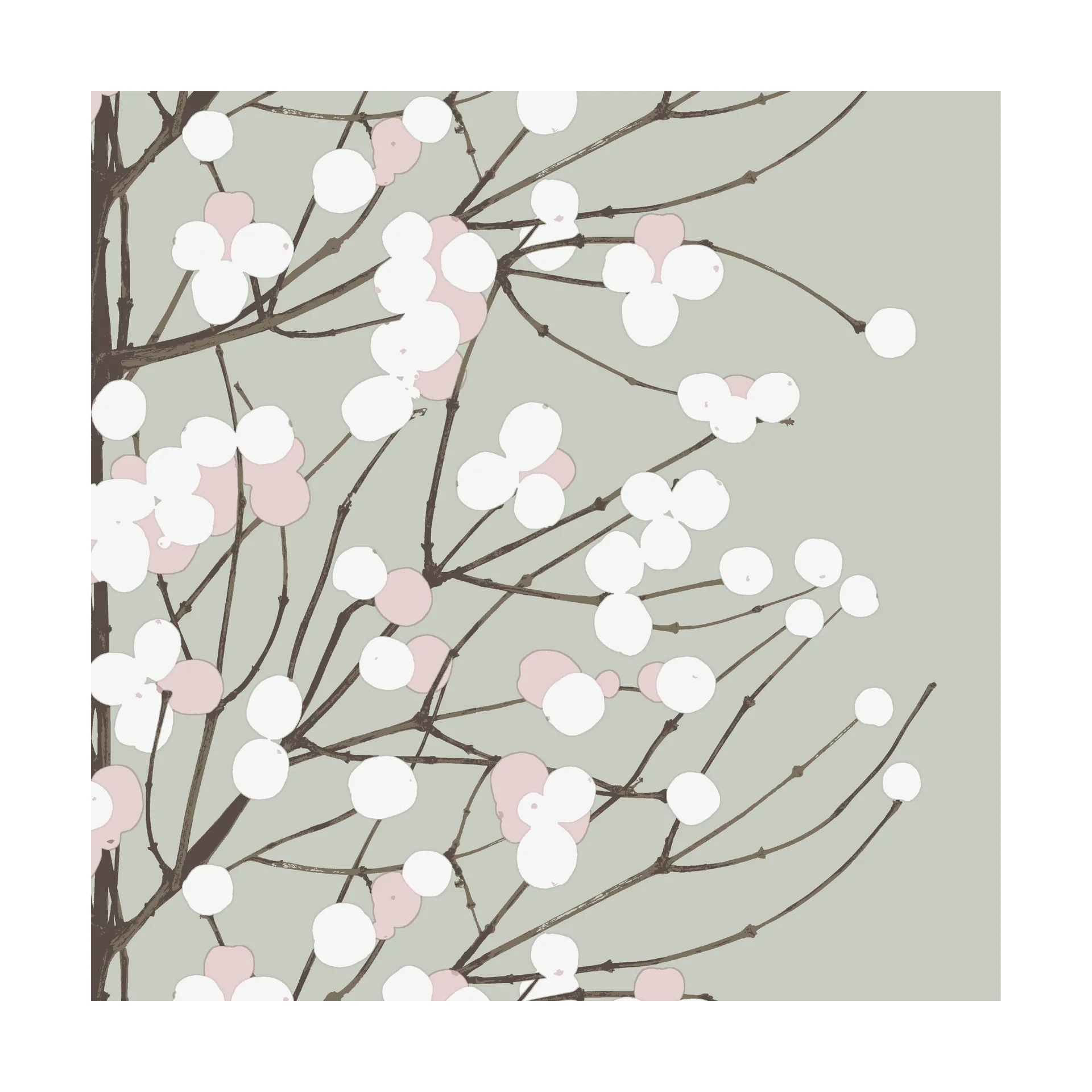 Serwetki Lumimarja 33x33 cm 20 szt., Sage Marimekko