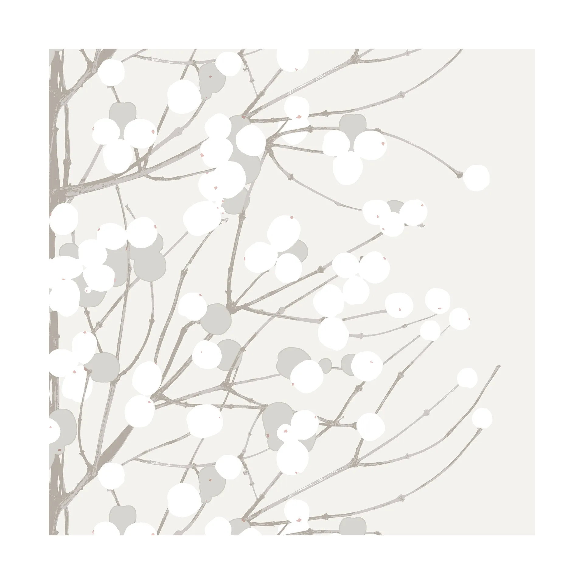 Serwetki Lumimarja 33x33 cm 20 szt., White Marimekko