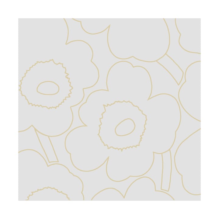 Serwetki Piirto Unikko 33x33 cm 20 szt. - Cream Gold - Marimekko