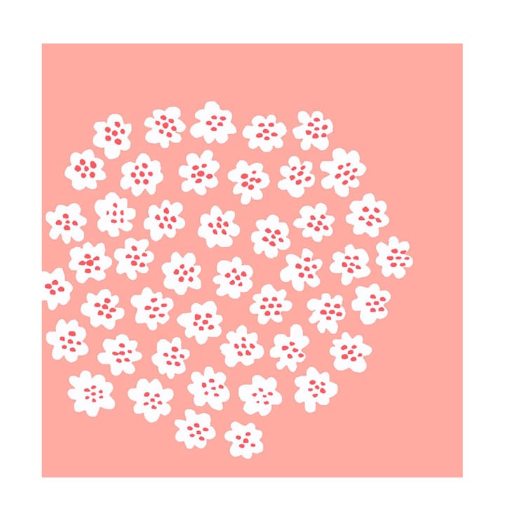 Serwetki Puketti 33x33 cm 20 szt. - Rose - Marimekko