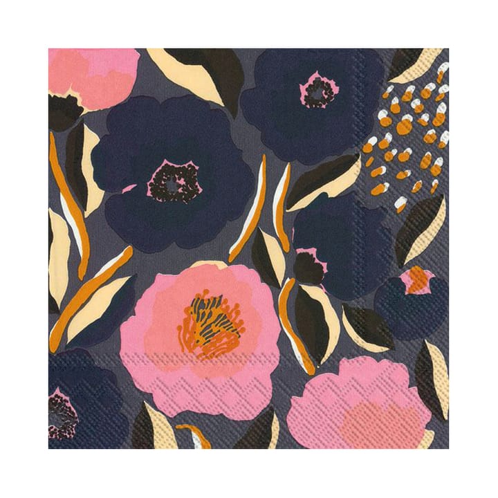 Serwetki Rosarium 33x33 cm 20 szt., Niebieskie Marimekko