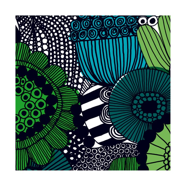 Serwetki Siirtolapuutarha 33x33 cm 20 szt. - Blue-Green - Marimekko